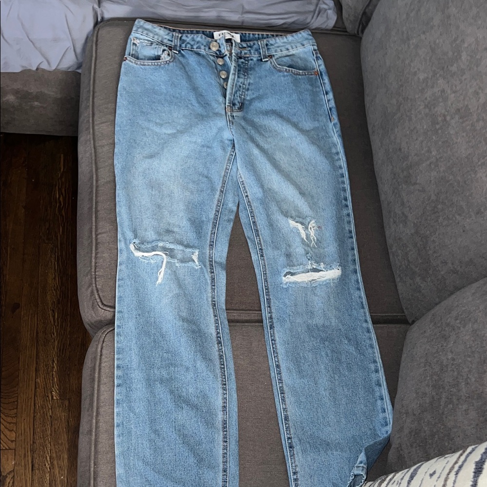 RSQ Light Blue Straight Leg Jeans